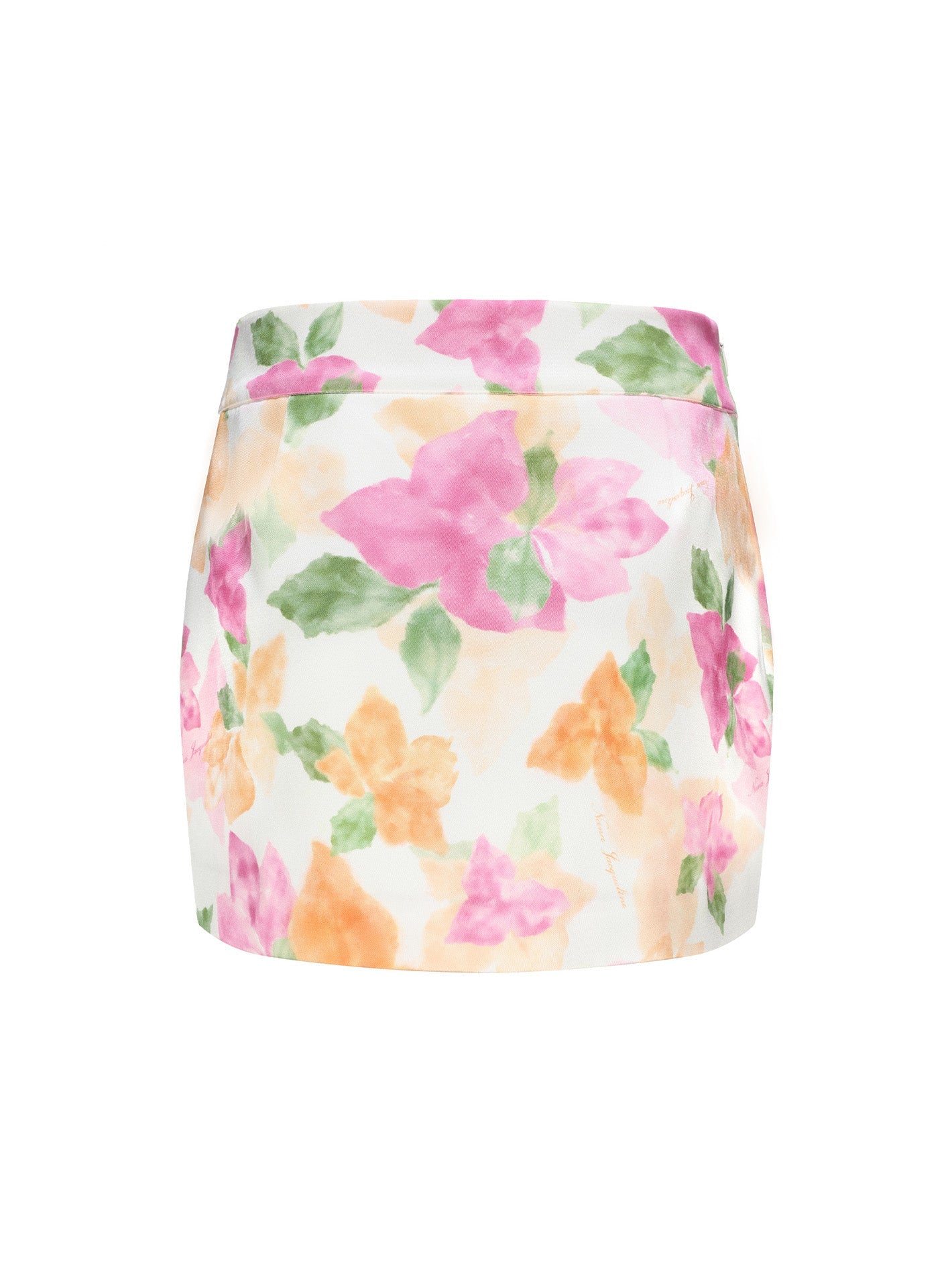 Emilia Satin Skirt | Floral