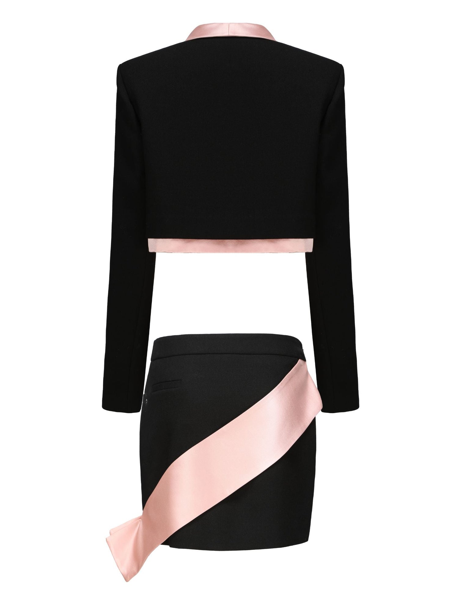 Ella Skirt Suit Set  | Black