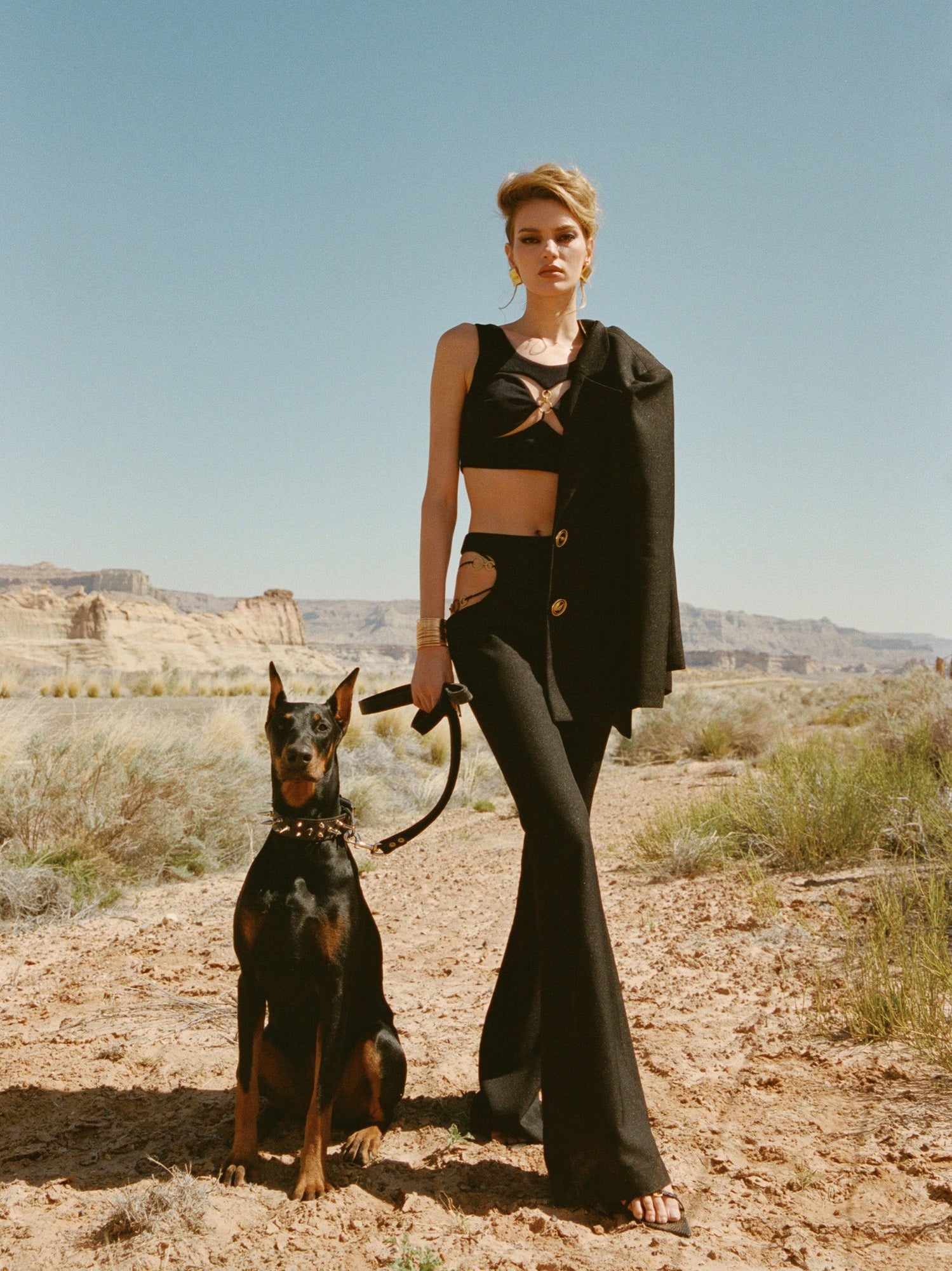 Sahara Flared Pants | Black