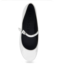 Perry Casual Flat | Silver Mirror Faux Leather