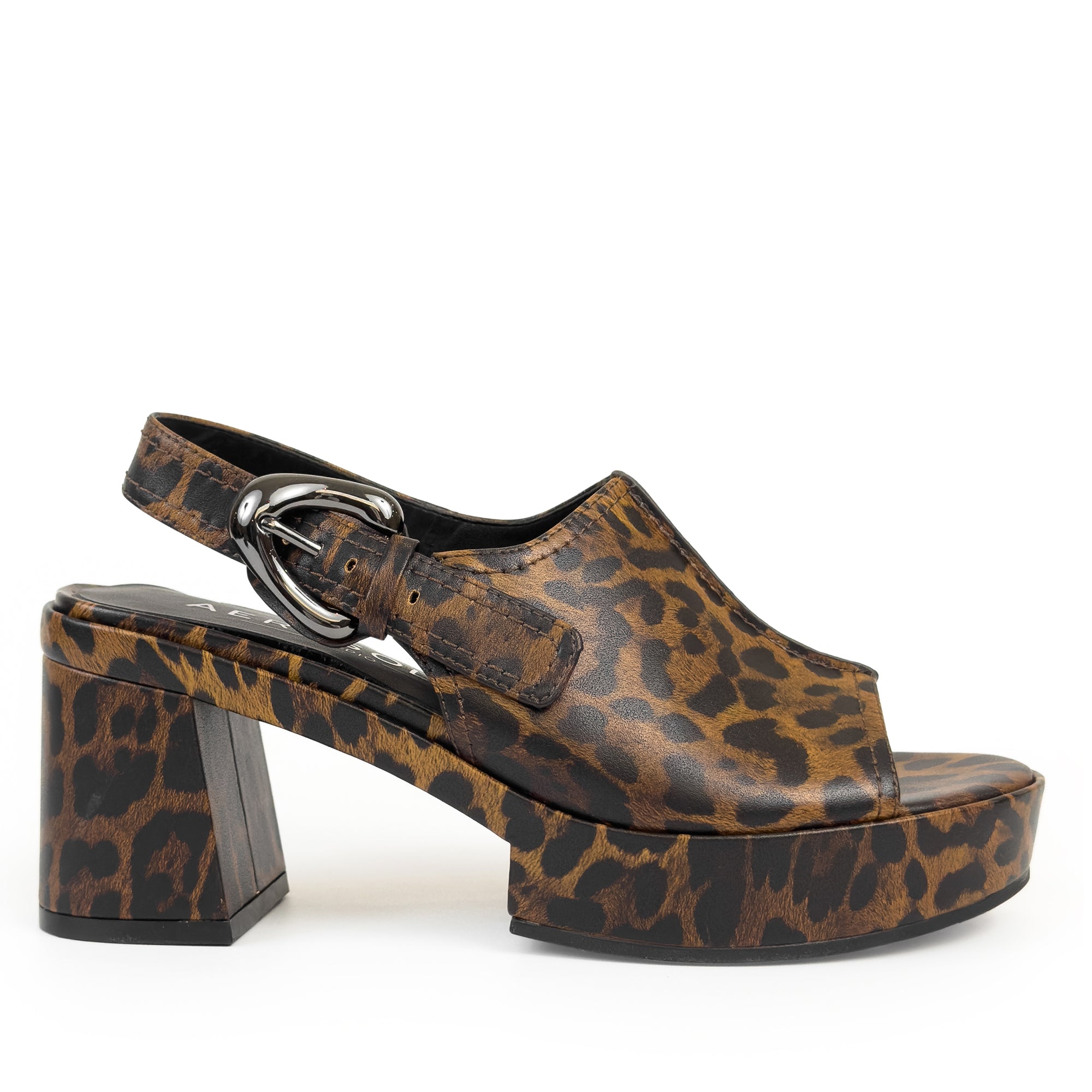 Zella | Glossy Leopard Faux Leather