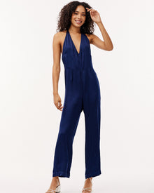 Low Back Halter Jumpsuit | Midnight Royal