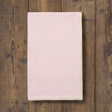Border Baby Blanket | Pink Powder / Ivory