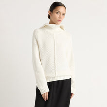 Charlotte | Petra Oversized Textured-Knit Sweater in Size Small