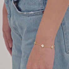 Camilla Bracelet | Clear Crystal | 14K Gold Plated