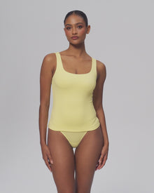 Square Neck Tank Top | Ballet Pink