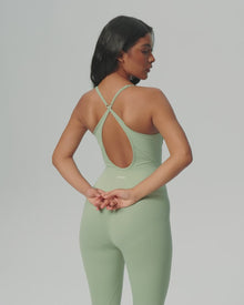 Contrology Crossback Bodysuit | Charcoal