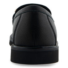 Beckett | Black Pebble Faux Leather