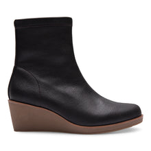 Binnie Bootie Wedge | Java Faux Tumbled Nubuck