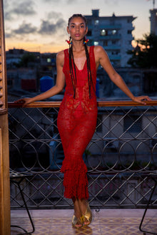 Ali Crochet Dress - Final Sale-Carolina K