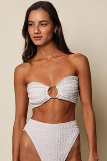 Tori Ties Bandeau Bikini Top | Seychelles