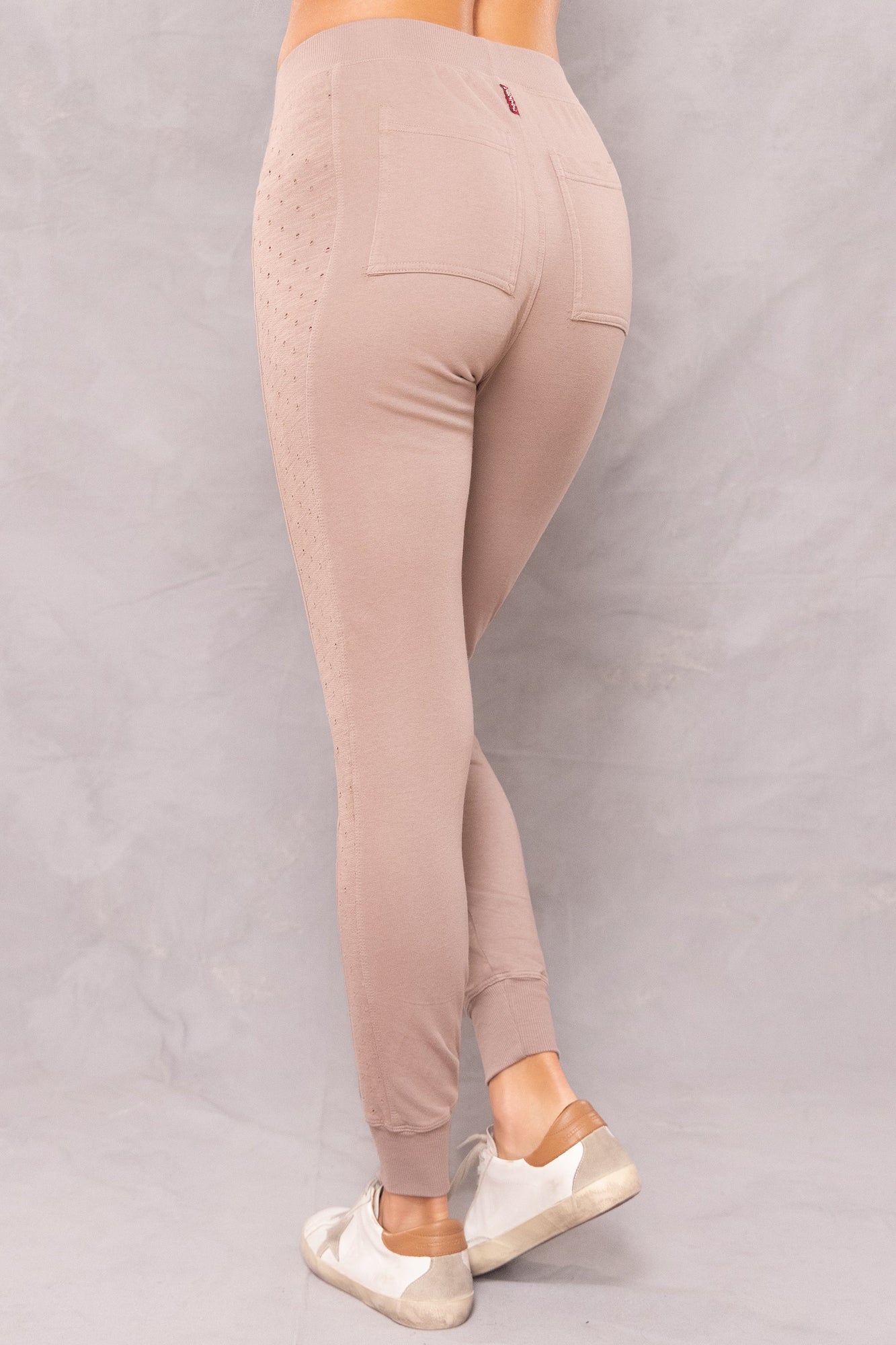 Women | Slash Racing Stripe Inset Jogger | Woodsmoke