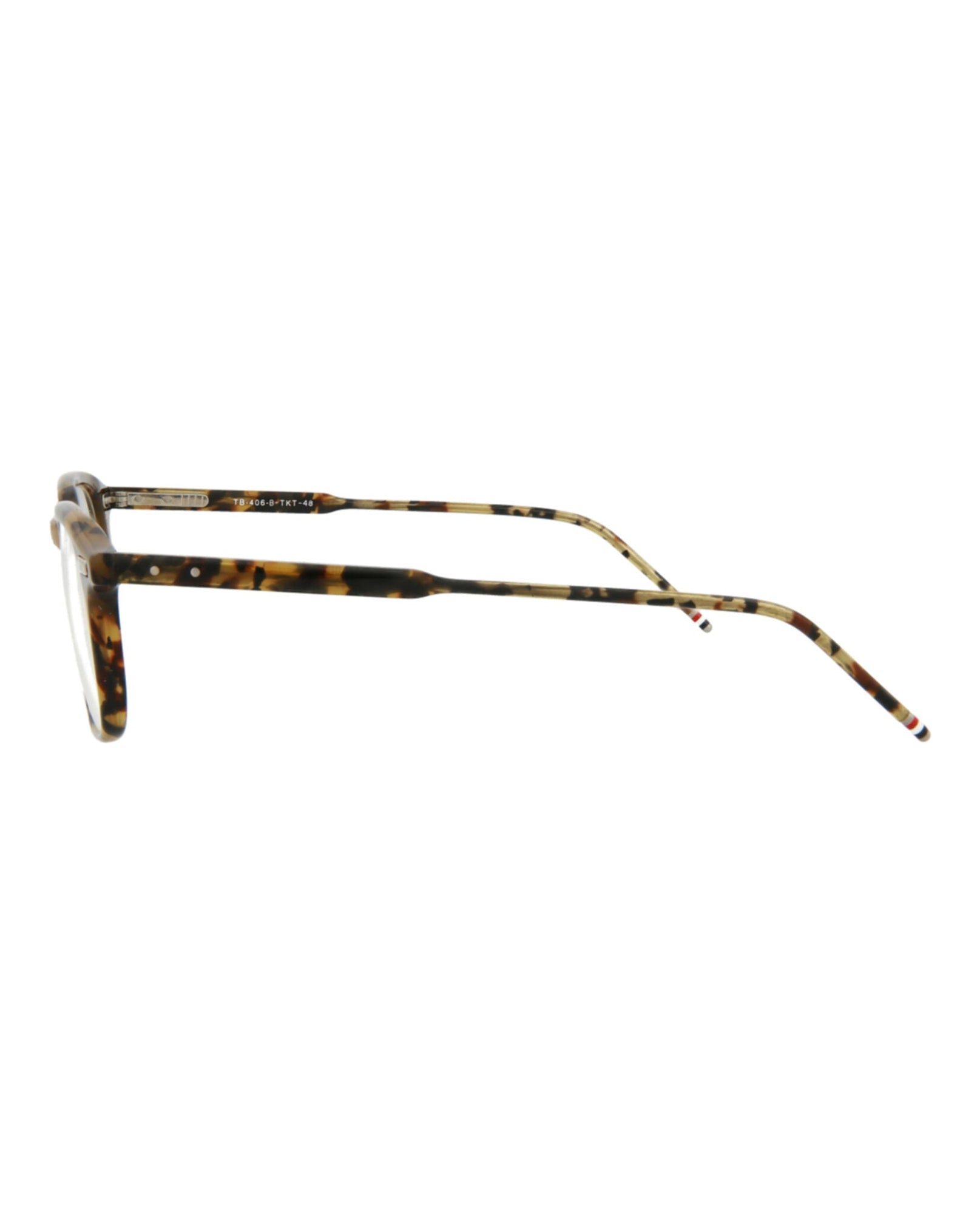 Thom Browne Square Acetate Optical Frames | Black/Brown