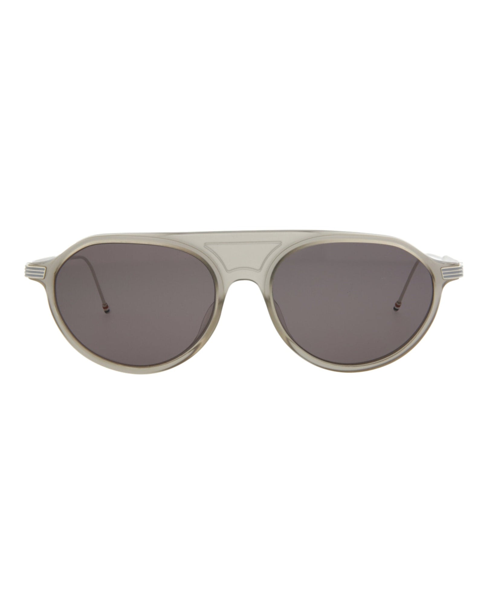 Thom Browne Aviator Acetate Sunglasses | Navy/Gold