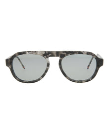 Thom Browne Aviator Acetate Sunglasses | Grey