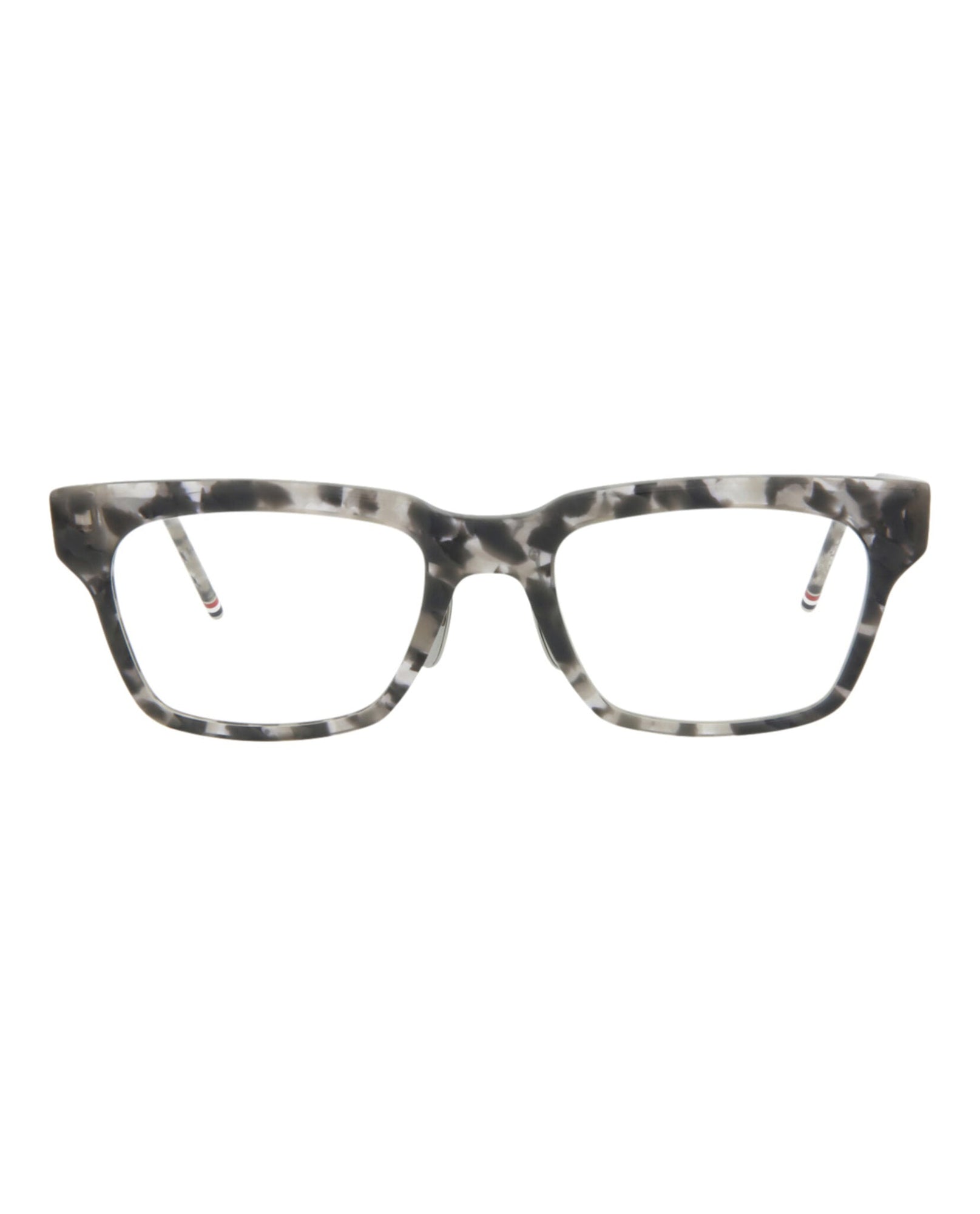 Thom Browne Square Acetate Optical Frames | Brown Multi