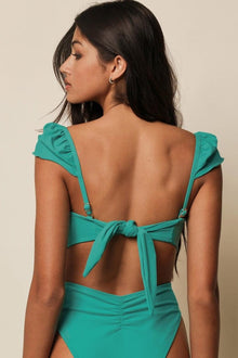 Cabana Bikini Top | Teal