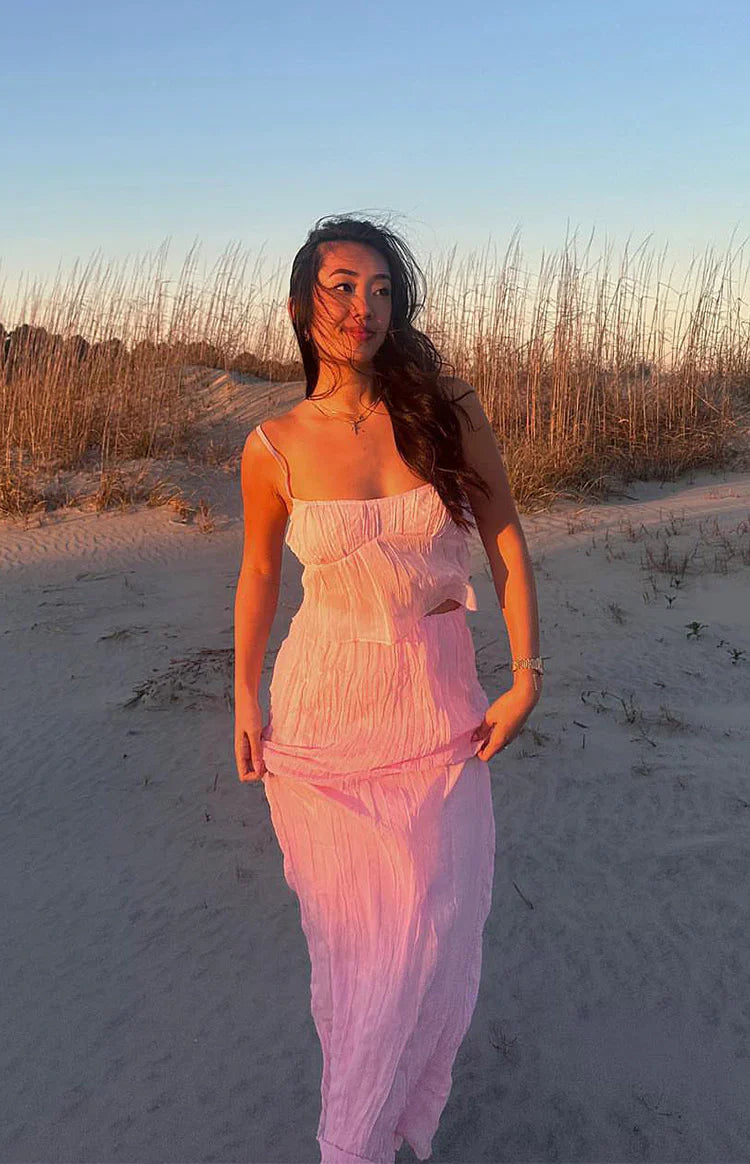 The Moment Maxi Skirt | Pink