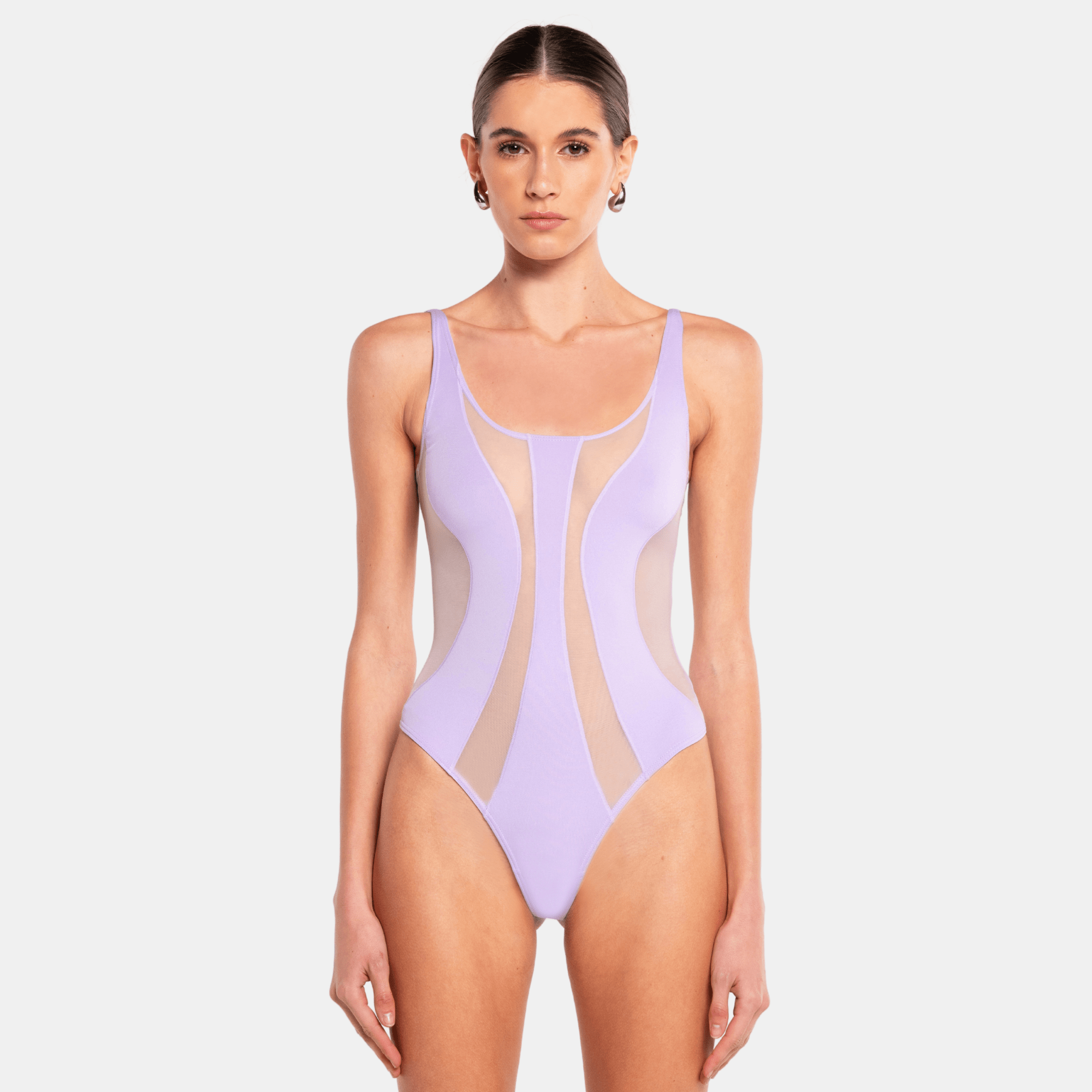 OW Collection TWIST Bodysuit Bodysuit 030 - Purple
