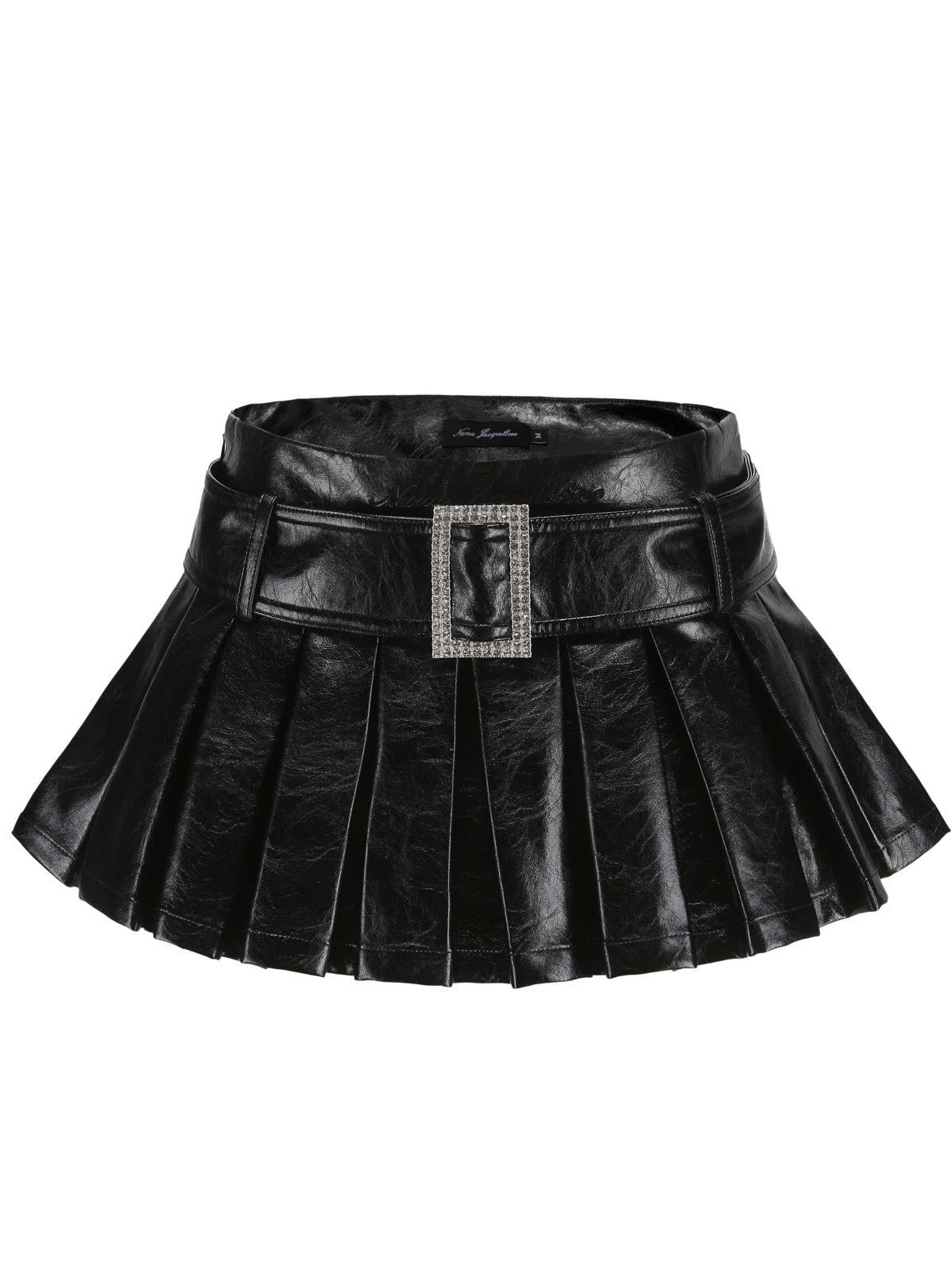 Teresa Leather Mini Skirt | Black