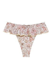 Tamarindo Ruffle Bikini Bottom | Venecia Floral