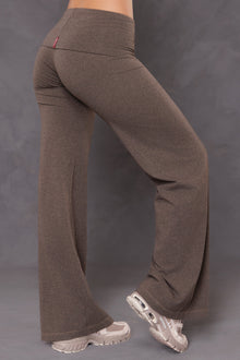 Women | Contour Rolldown Wide Leg Pant | Charcoal/Woodsmoke