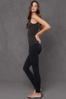 Women | Contour Rolldown Ankle Legging | Charcoal/Jet