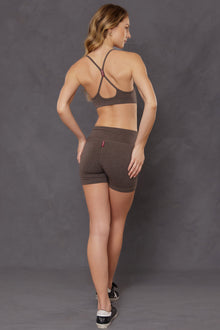 Women | Flat Waist Short | Charcoal/Woodsmoke