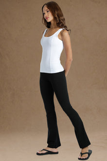 Women | Slash Back Workout Tank | White