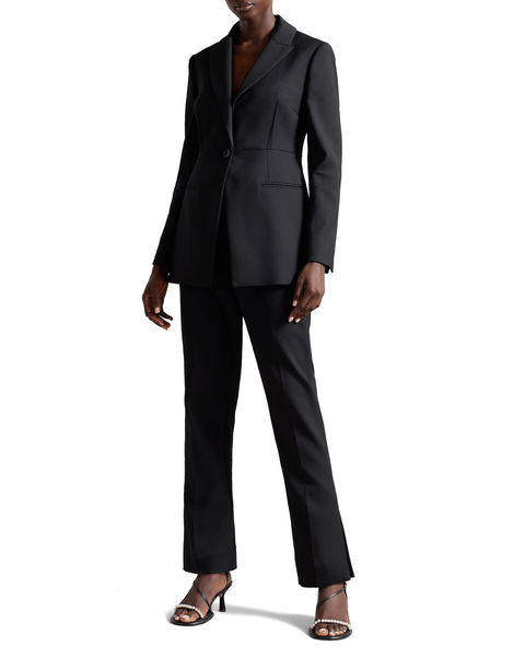 Men | Longline Single Breasted | Black