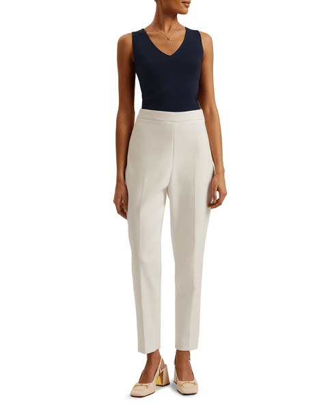 Women | V Neck Slim Fit Sleeveles | Navy