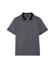 Men | Helta Short Sleeve Slim Fit Polo | Navy