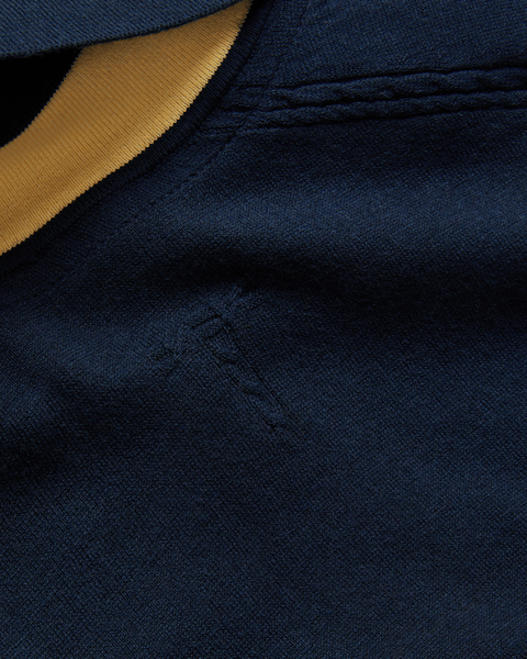 Men | Long Sleeve Regular Button Through | Navy