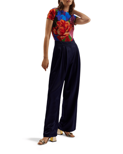 Women | Printed Fitted Tee | Multicolor