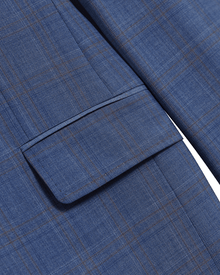 Men | Classic Wool Suit Jacket | Dark Blue (V2)