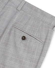 Men | Classic Wool Suit Trouser | Light Pastel Grey (V3)