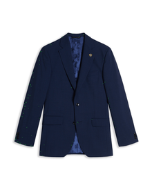 Men | Classic Wool Suit Jacket | Obsidian Heather
