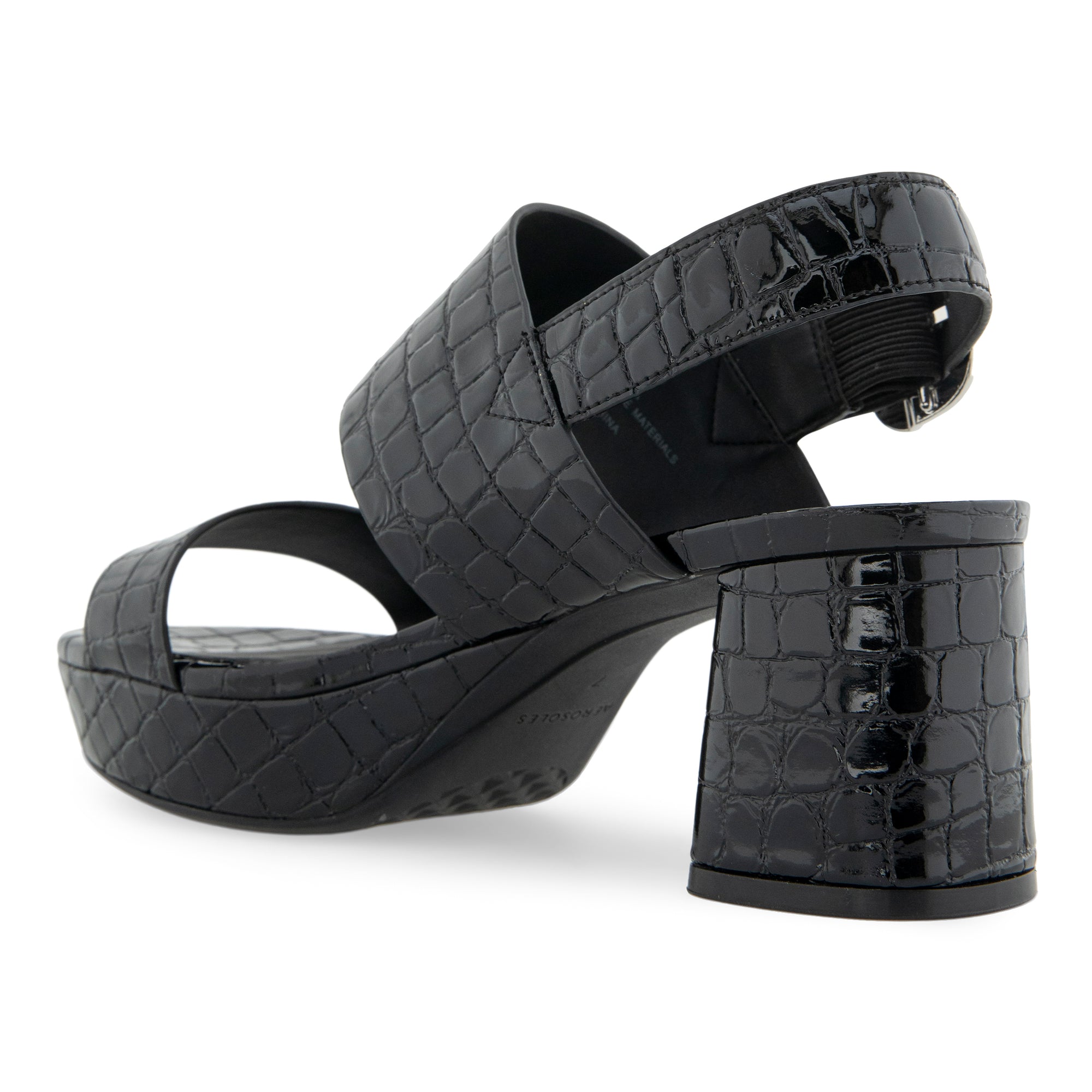 Camera | Black Croco Faux Leather