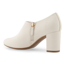 Bree Dress Shootie | Eggnog Faux Leather