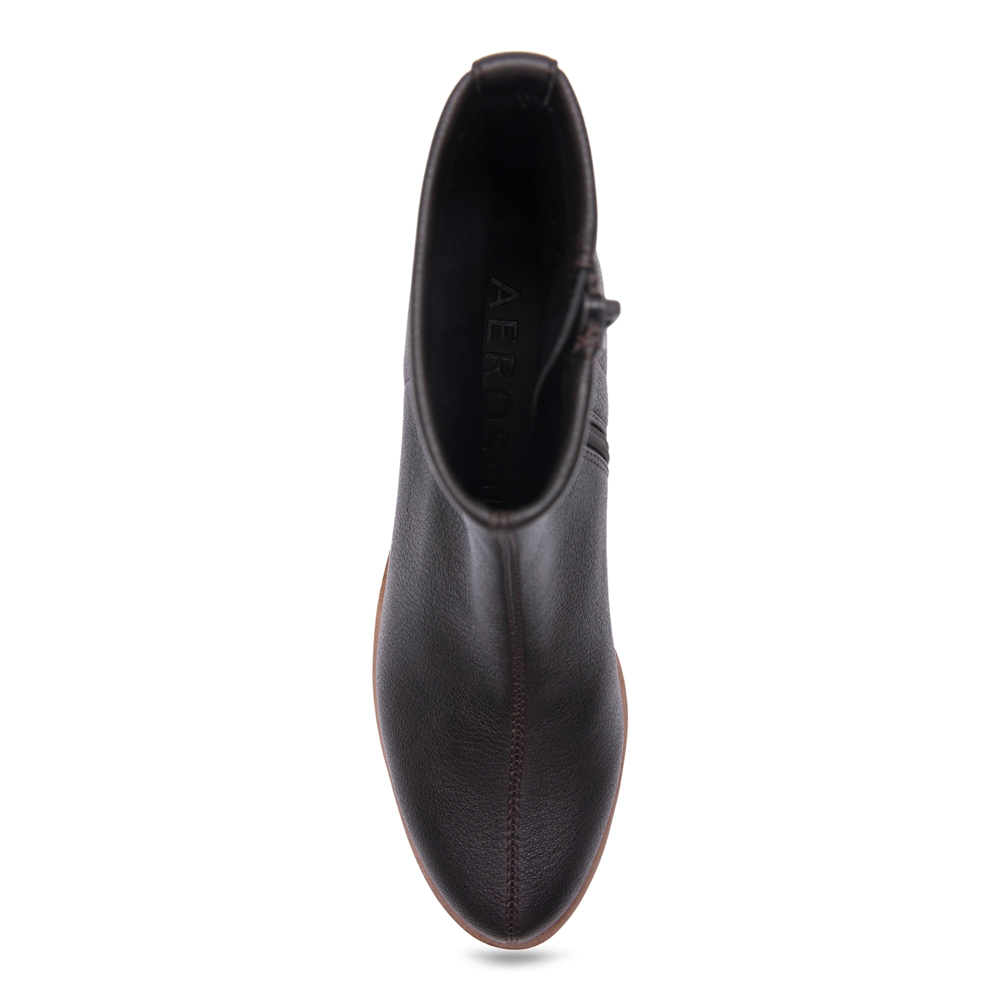 Binnie Bootie Wedge | Java Faux Tumbled Nubuck