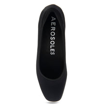 Casta Dress Pump | Black Stretch Gaberdine