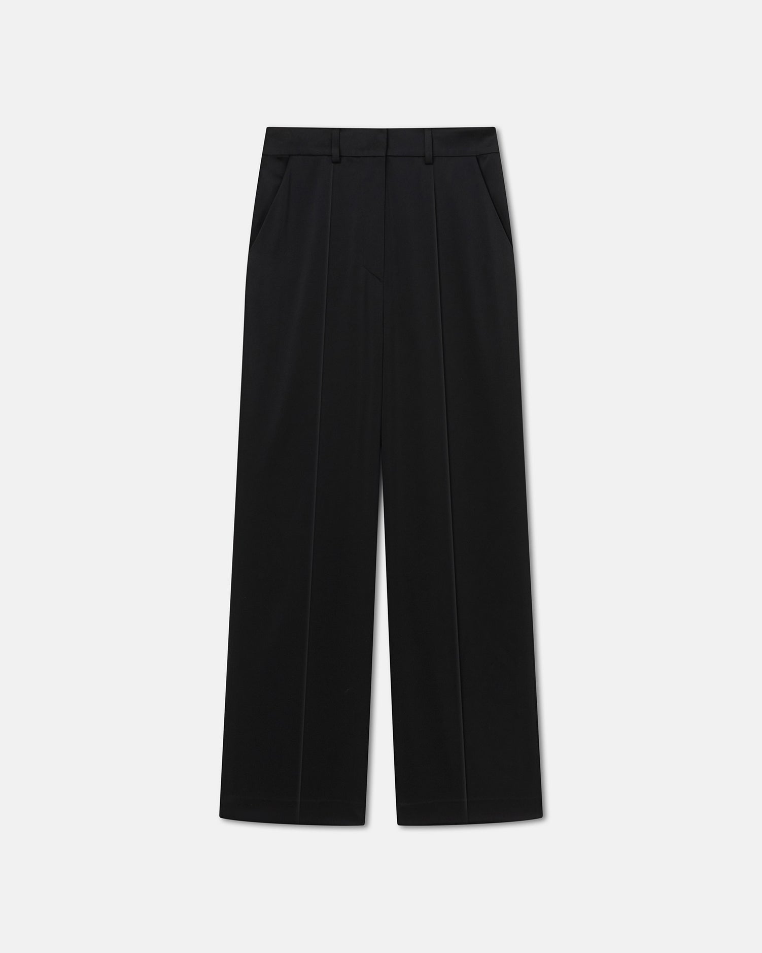 Womens | Zoelle Slip-Satin Pants | Black