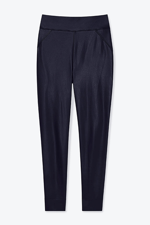 Packshot image of the Harrington Legging in Space Blue | Still | Exclude